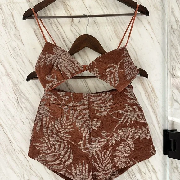 Bec & Bridge Days of Dusk Short & Bra Top - Size US 4 / AUS 8 - Picture 2 of 5